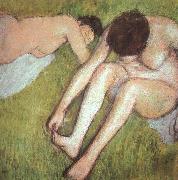 Edgar Degas Bathers on the Grass oil painting